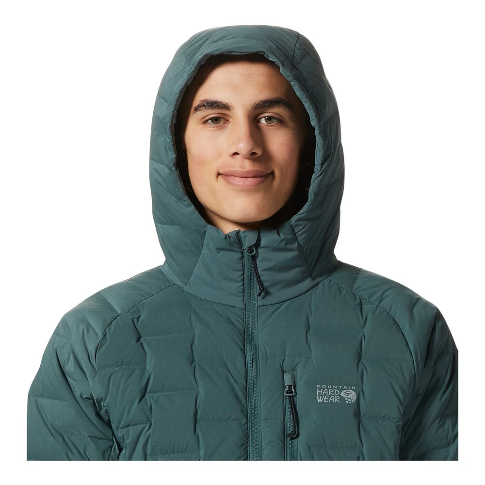 Mountain Hardwear Men's Stretchdown Midlayer Jacket, Insulated Down, Hooded, Water-Repellent