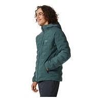 Mountain Hardwear Men's Stretchdown Midlayer Jacket, Insulated Down, Hooded, Water-Repellent