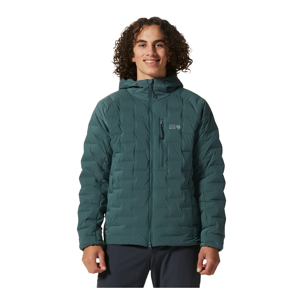 Mountain Hardwear Men's Stretchdown Midlayer Jacket, Insulated Down, Hooded, Water-Repellent