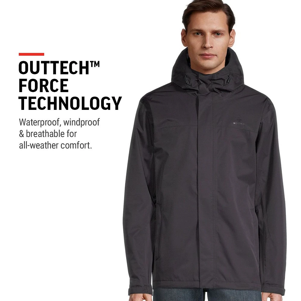 Woods Men's Toba 2L Rain Shell Jacket