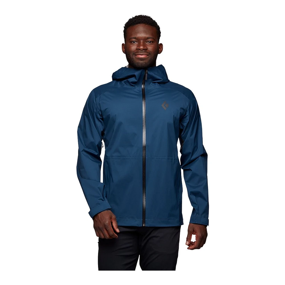 Black Diamond Men's Stormline 2.5L Rain Shell Jacket