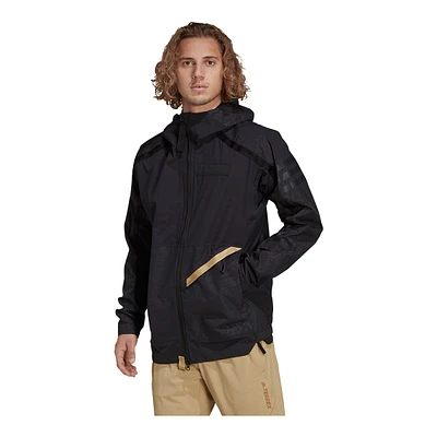 adidas Men's Terrex Utilitas RAIN.RDY  Hooded Rain Jacket, Waterproof, Shell