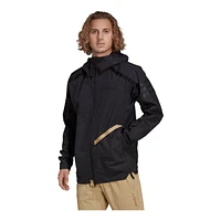 adidas Men's Terrex Utilitas RAIN.RDY  Hooded Rain Jacket, Waterproof, Shell