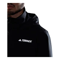 adidas Men's Terrex Multi RAIN.RDY Hooded Rain Jacket, Waterproof, Breathable, Shell