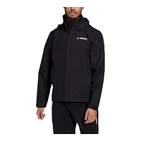 adidas Men's Terrex Multi RAIN.RDY Hooded Rain Jacket, Waterproof, Breathable, Shell