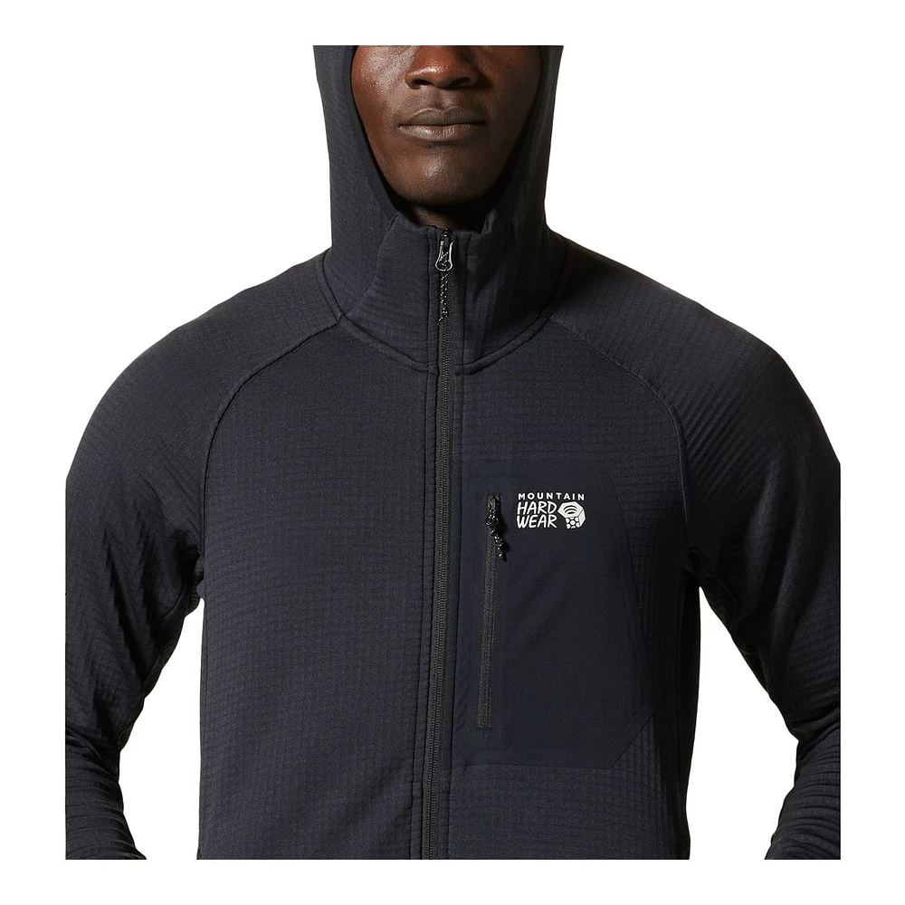 Mountain Hardwear Men's Polartec Power Grid Fleece Hoodie