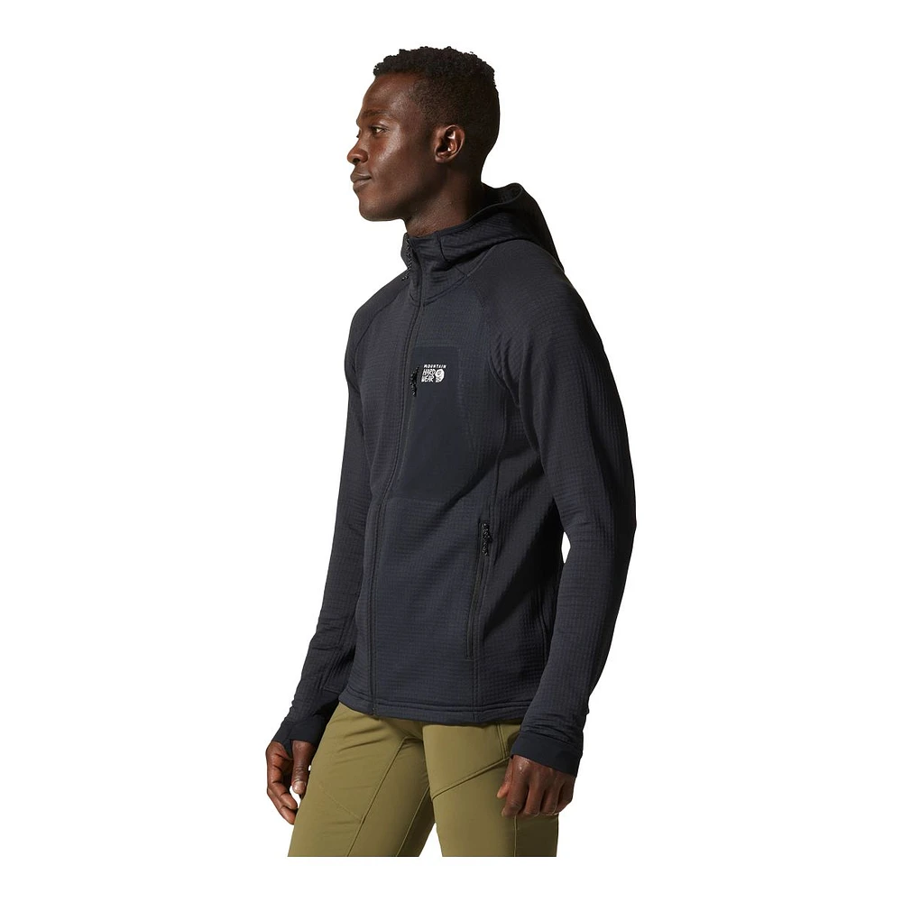 Mountain Hardwear Men's Polartec Power Grid Fleece Hoodie