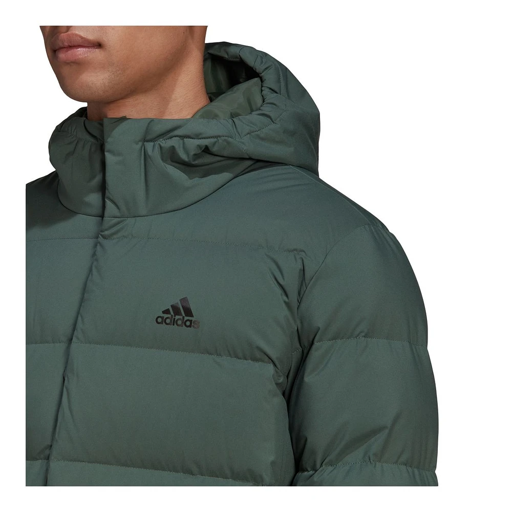 adidas Men's Helionic Down Hooded Jacket