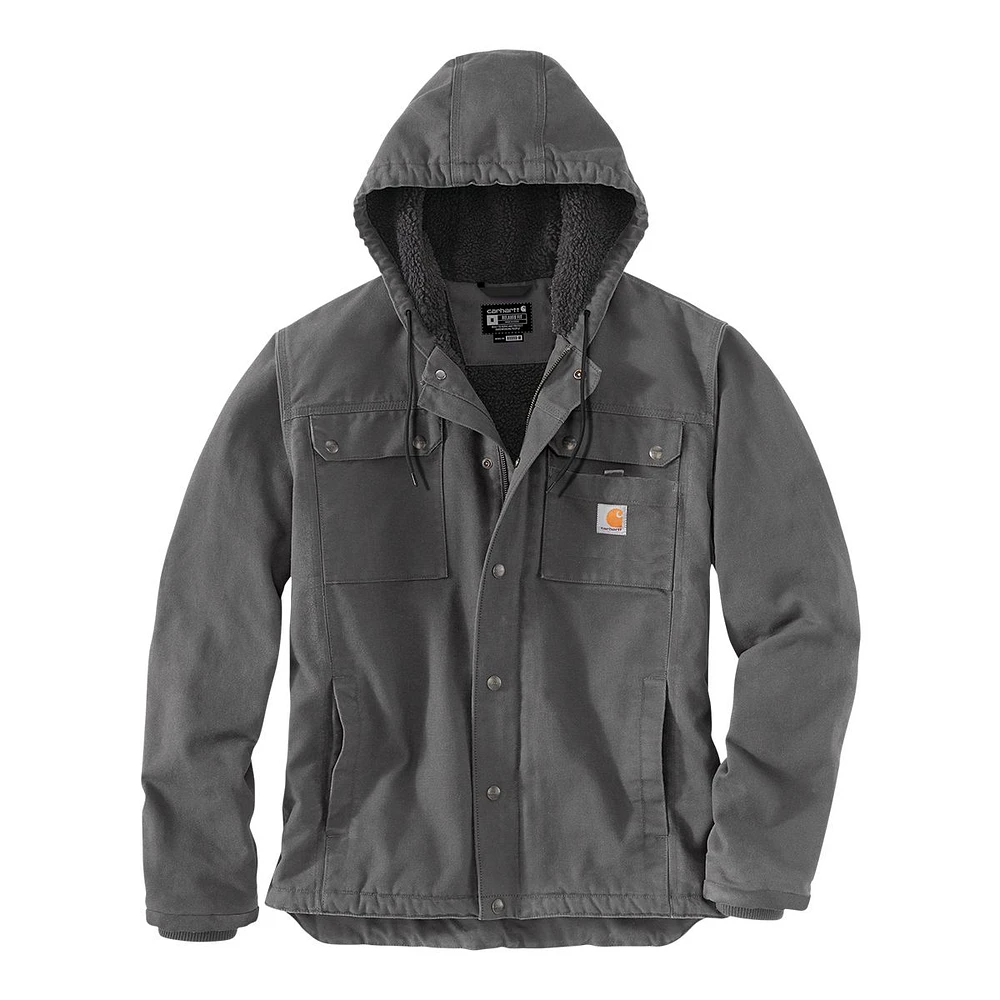 Carhartt Men's Washed Duck Sherpa Lined Utility Durable Insulated Jacket