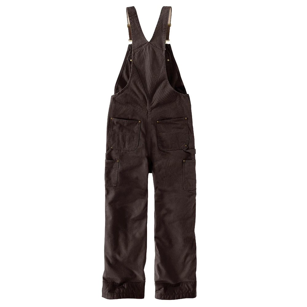 Carhartt Men's Washed Duck Insulated Bib Overall Pants