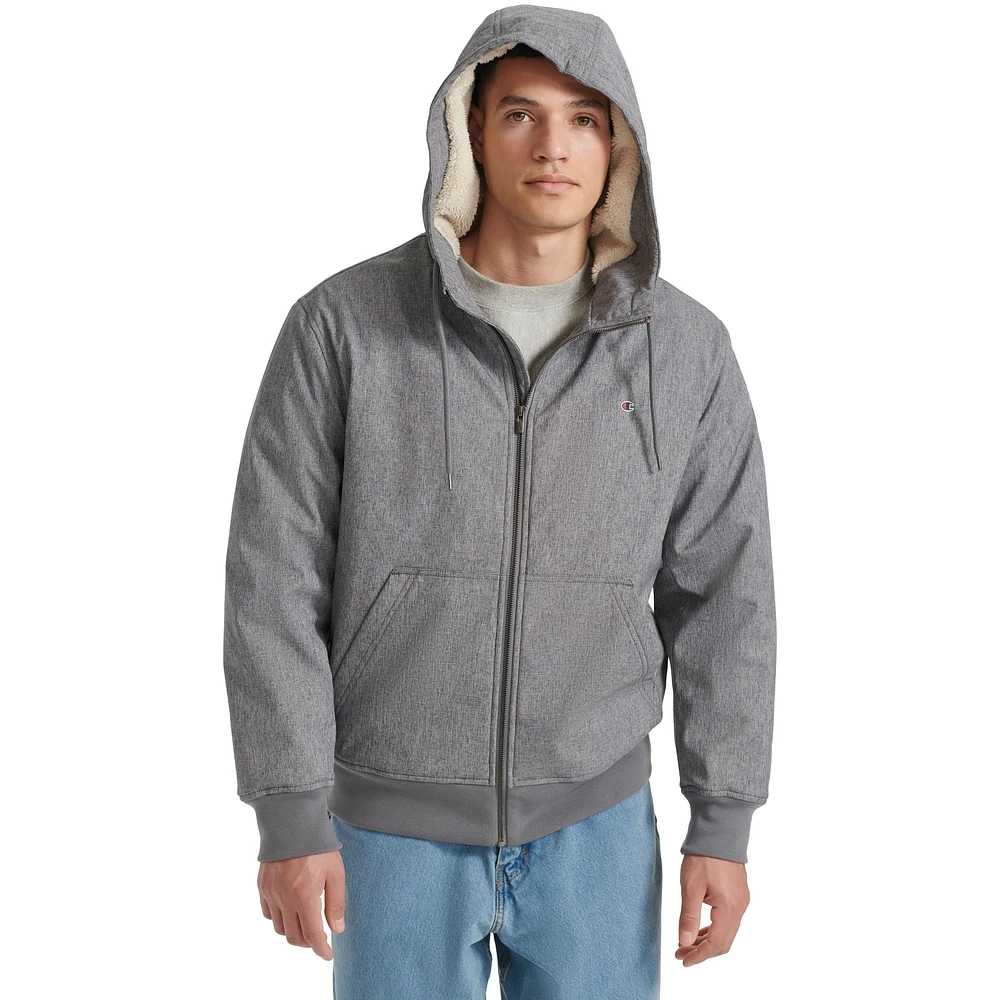 Champion Men's Classic Hooded Bomber Jacket