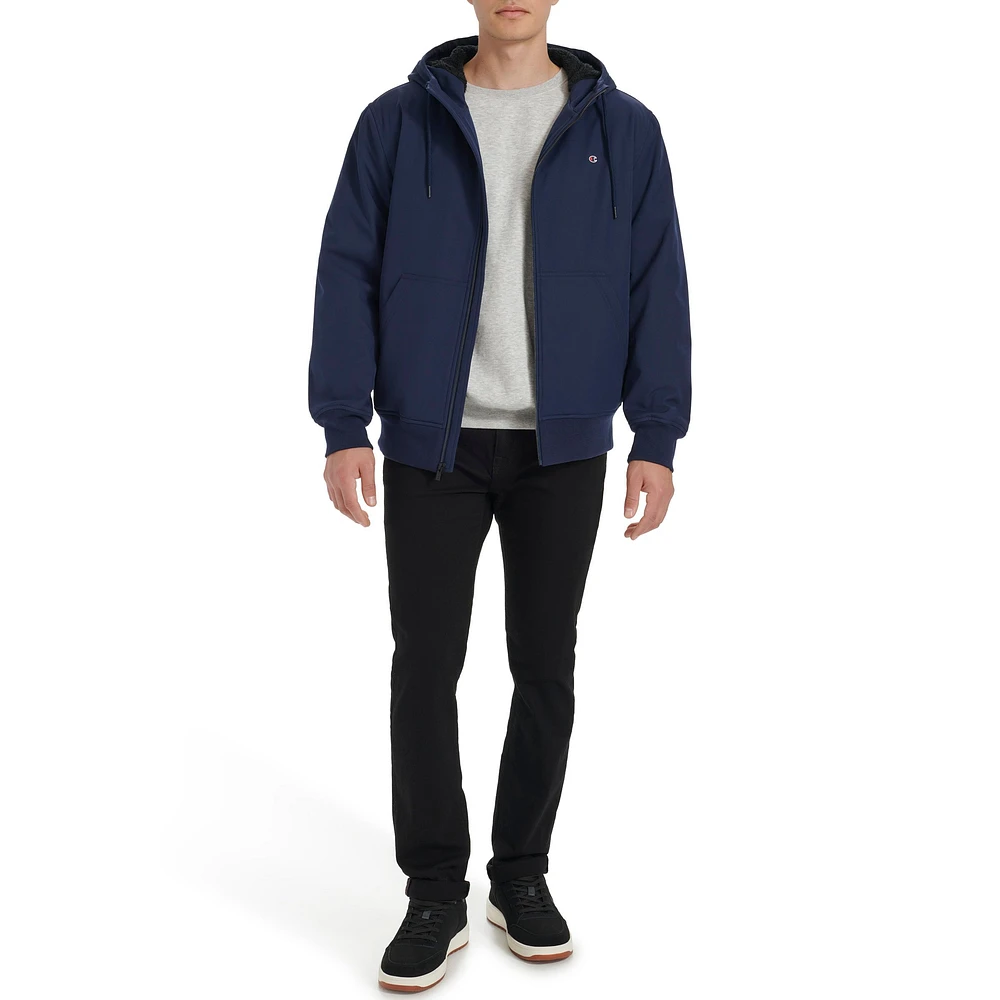 Champion Men's Classic Hooded Bomber Jacket