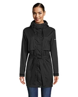 Columbia Women's Pardon My Trench Rain Jacket, Waterproof, Hooded, Breathable, Long