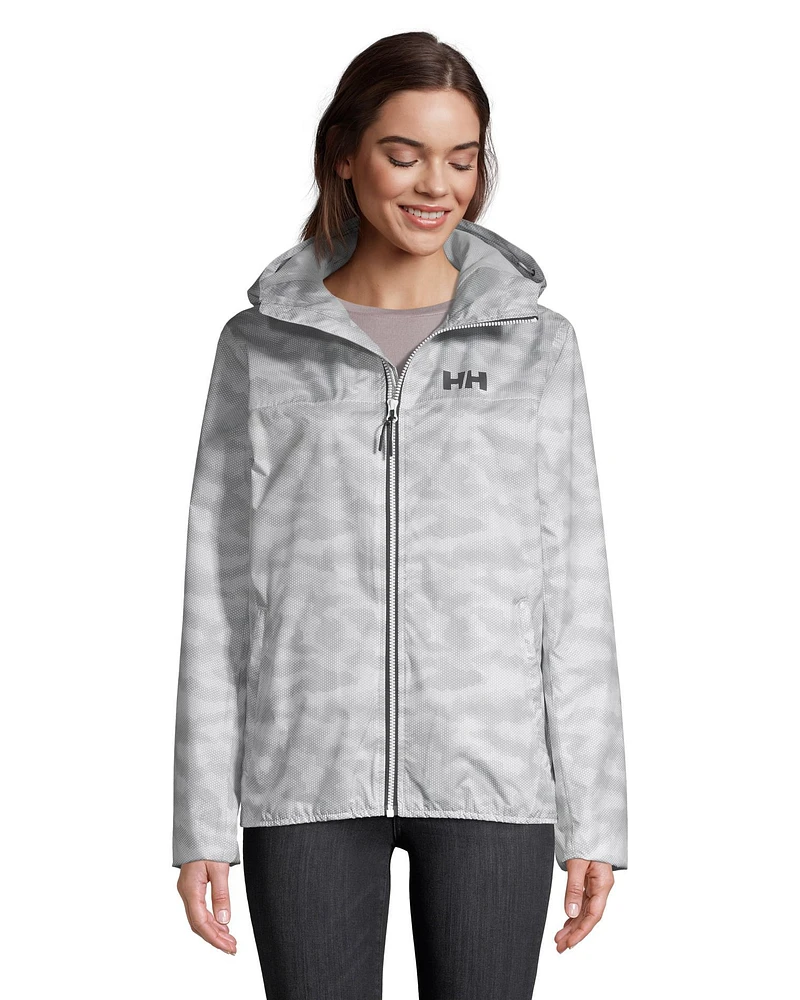 Helly Hansen Women's Belfast II Hooded Rain Jacket, Waterproof, Packable