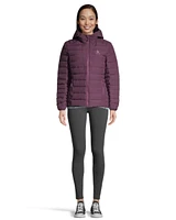 Woods Women's Bennington Midlayer Puffer Jacket, Lightweight, Insulated Down, Hooded