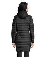 McKINLEY Women's Wells Long Winter Jacket, Long, Insulated Synthetic, Hooded, Breathable