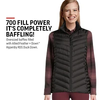 Woods Women's Bennington II Vest, Down Puffer, Standard Fit, Winter