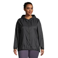 Ripzone Women's Plus Packable Windbreaker Jacket