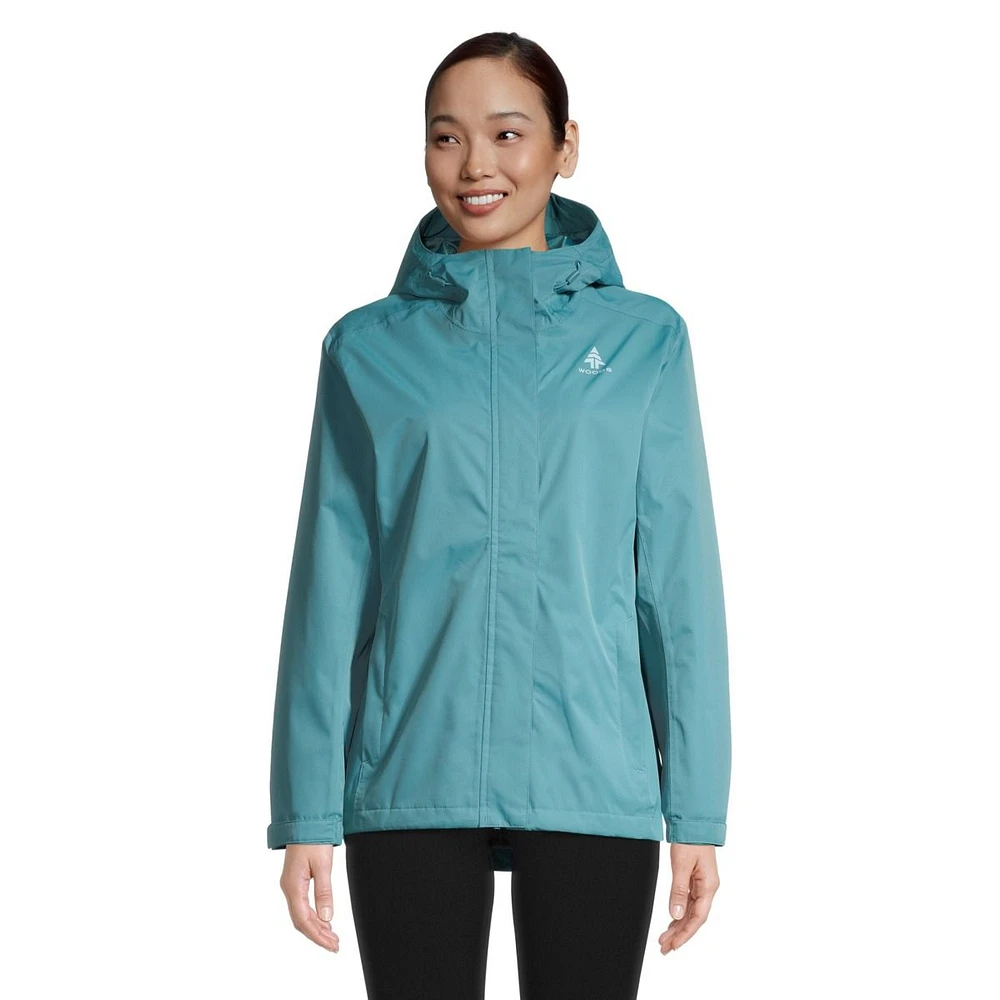 Woods Women's Toba 2L Hooded Rainshell Jacket