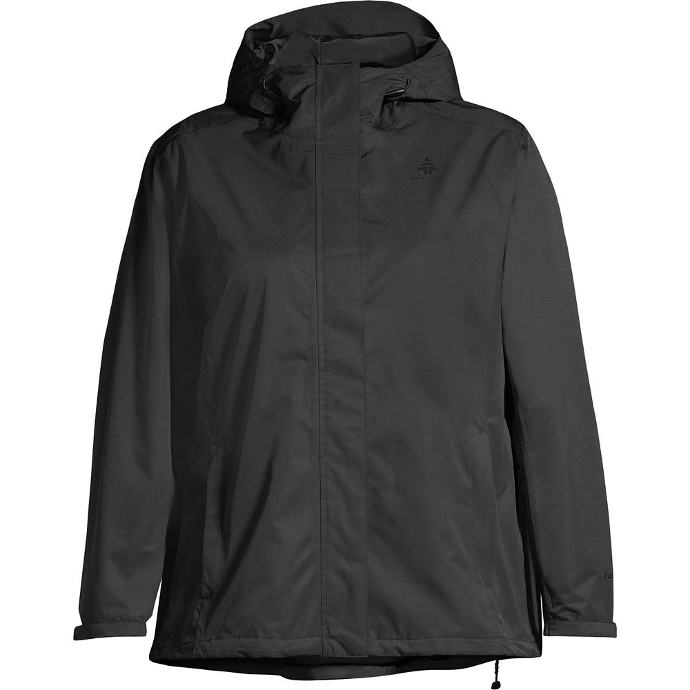 Woods Women's Plus Toba 2L Hooded Rain