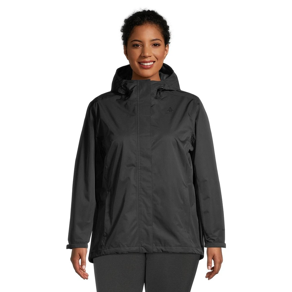 Woods Women's Plus Toba 2L Hooded Rain