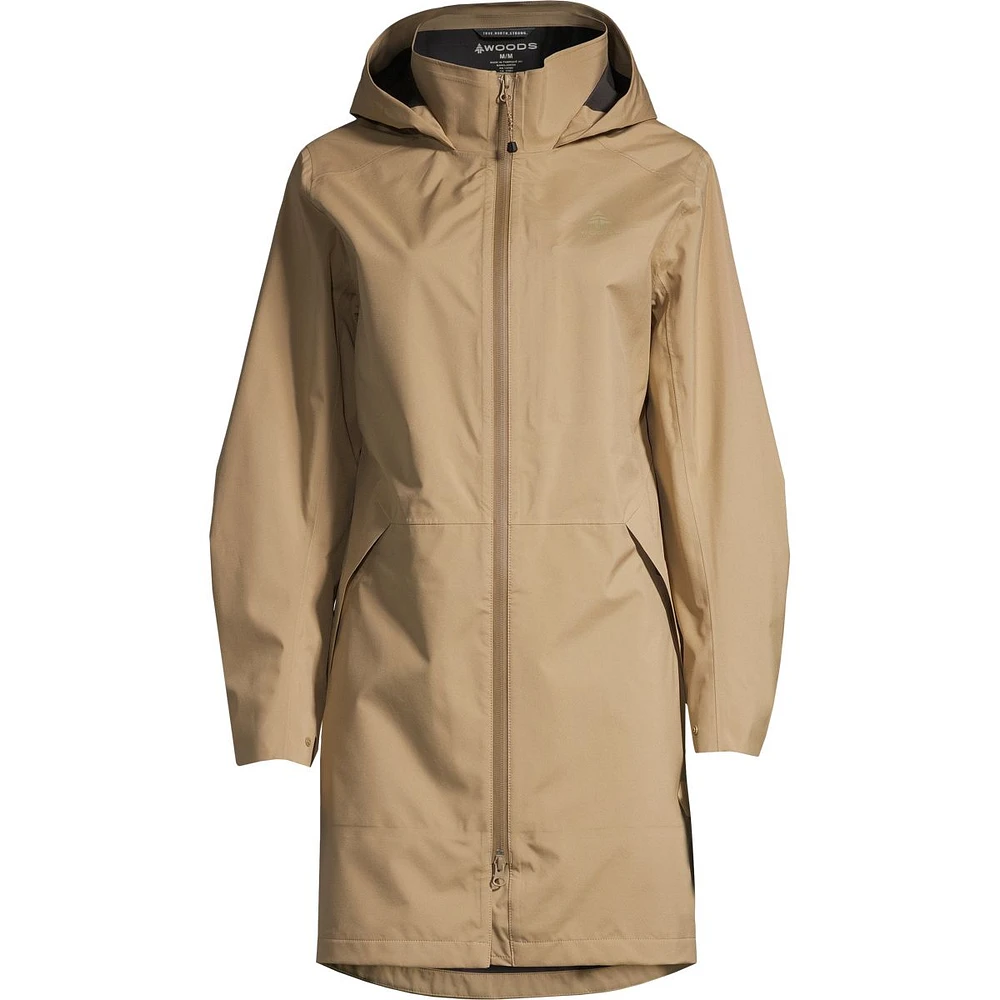 Woods Women's Wintour Hooded Rain Jacket, Waterproof, Breathable, Shell