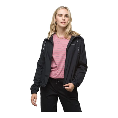 Vans Women's Kastle Check Me Jacket Hooded Windbreaker