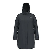 The North Face Women's Plus City Breeze II Hooded Rain Parka, Waterproof, Windbreaker