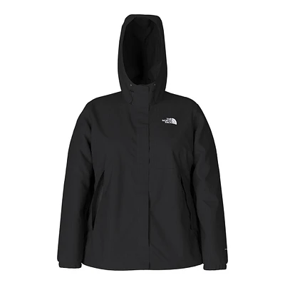 The North Face Women's Plus Size Antora Shell 2L Hooded Rain Jacket, Waterproof, Breathable