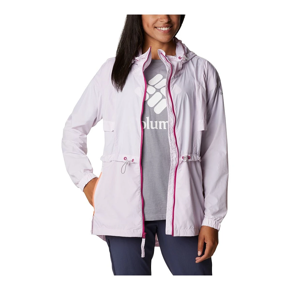 Columbia Women's Punchbowl Omni-Shade™ Packable Water-Resistant Hooded Jacket