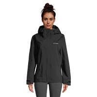 Columbia Women's Earth Explorer Hooded Rain Jacket, Waterproof, Breathable, Packable, Shell