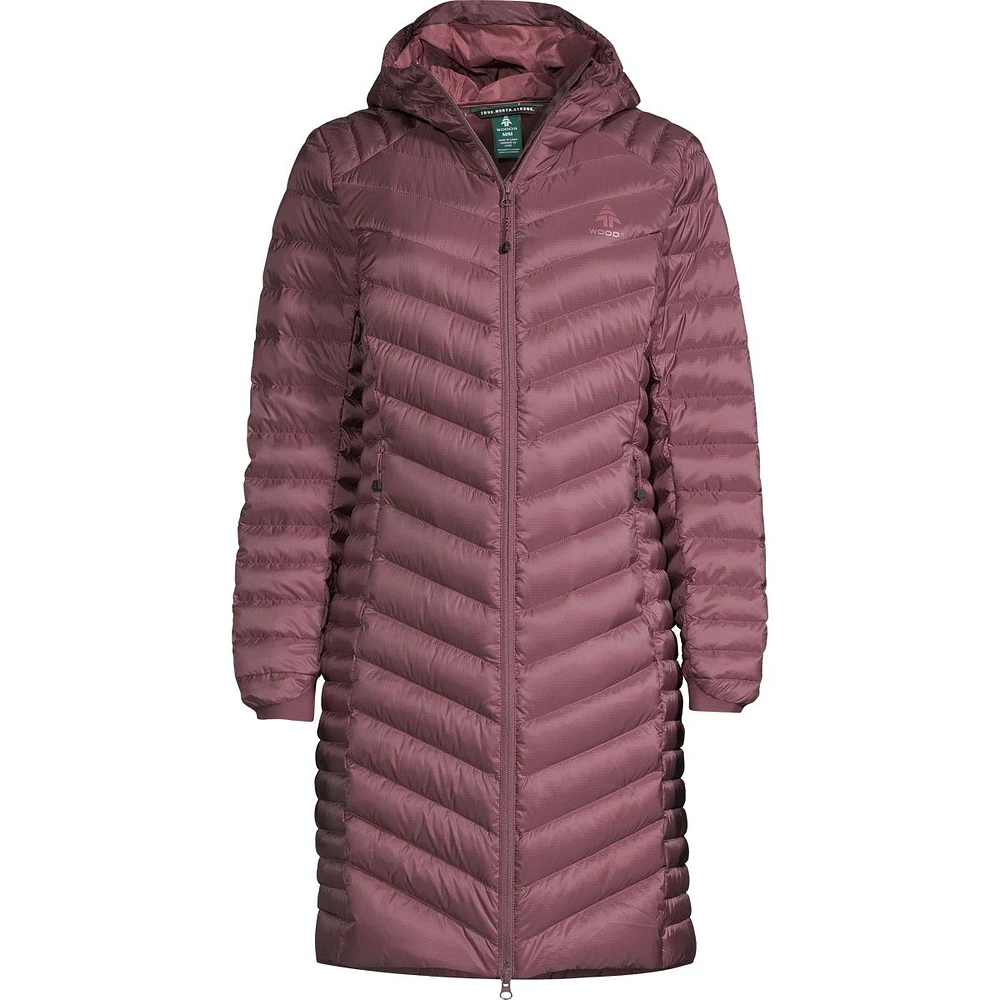 Woods Women's Bennington Long Down Insulated Puffy Jacket