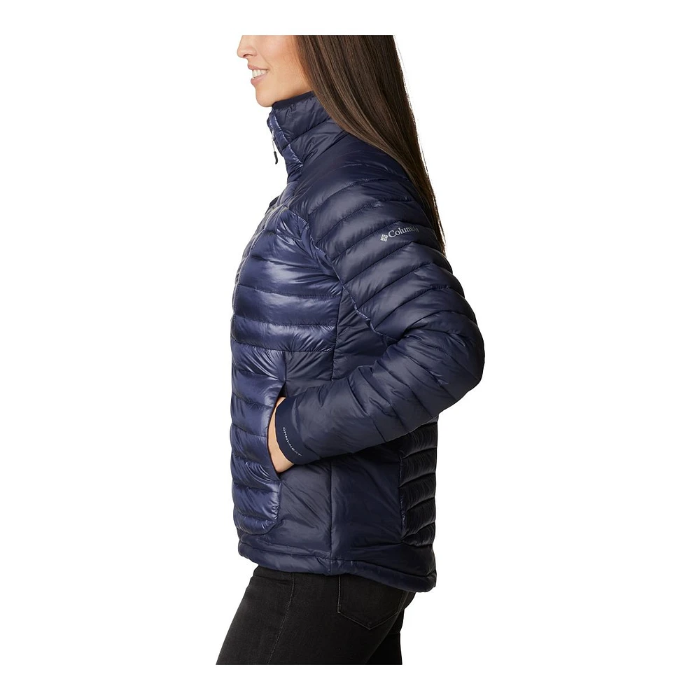 Columbia Women's Labyrinth Loop Midlayer Puffer Jacket, Insulated, Hooded, Water Resistant