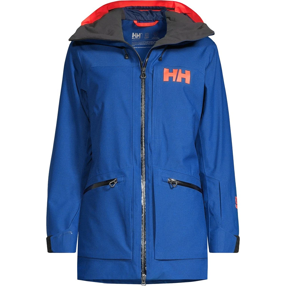 Helly Hansen Women's Powderqueen 3.0 Winter Ski Jacket, Insulated, Hooded, Waterproof