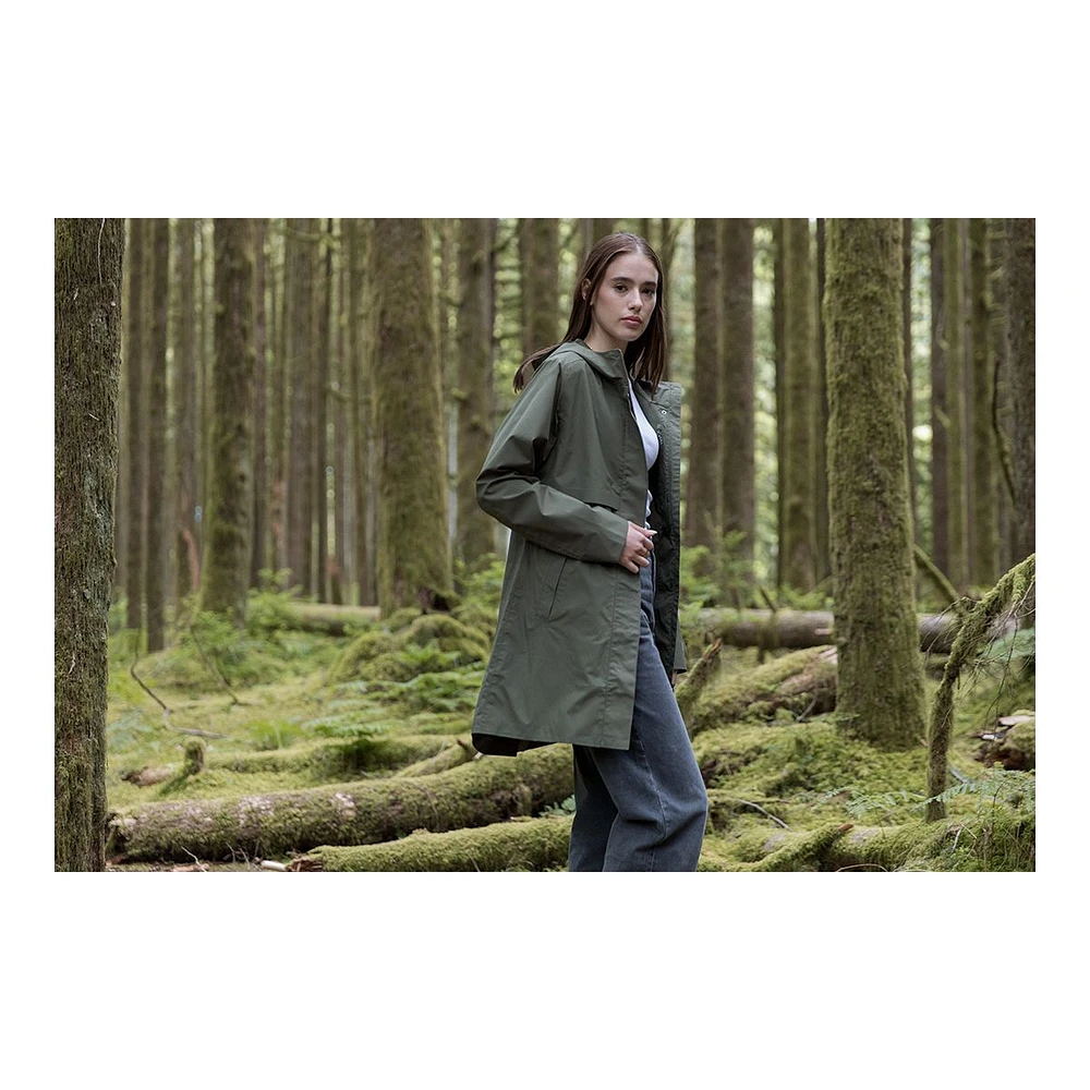 Tentree Women's Long Rain Jacket