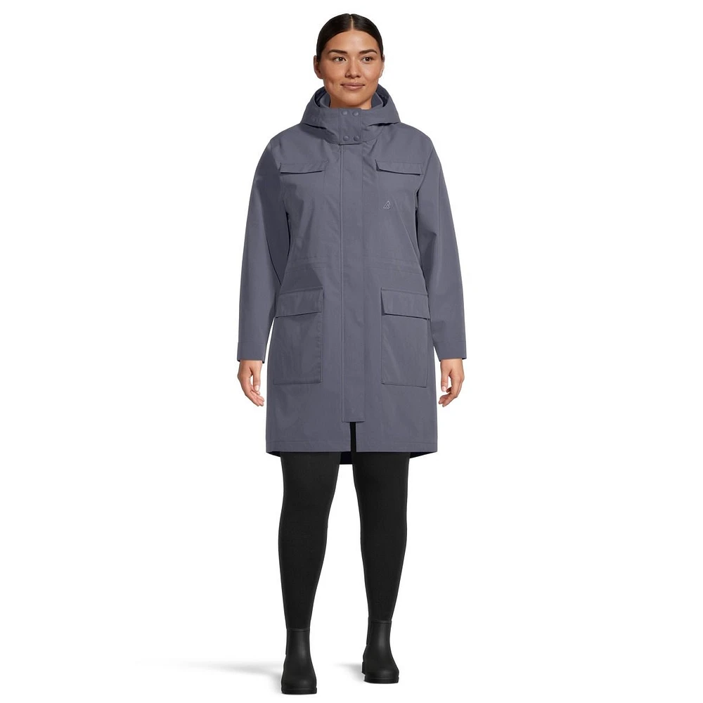 Ripzone Women's Rundle Springs Plus Breathable Water-Resistant Hooded Jacket