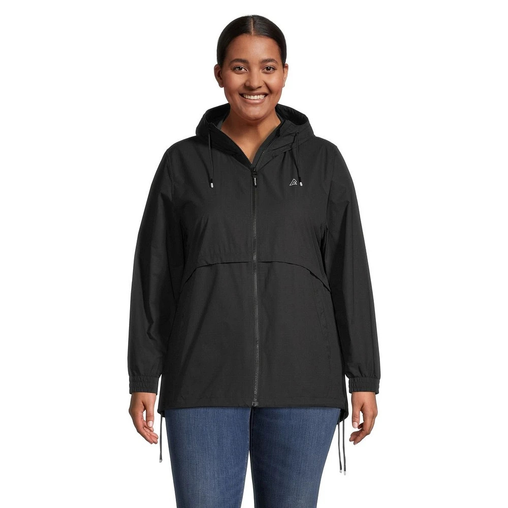 Ripzone Women's Capilano Plus Lightweight Water-Resistant Windbreaker Jacket