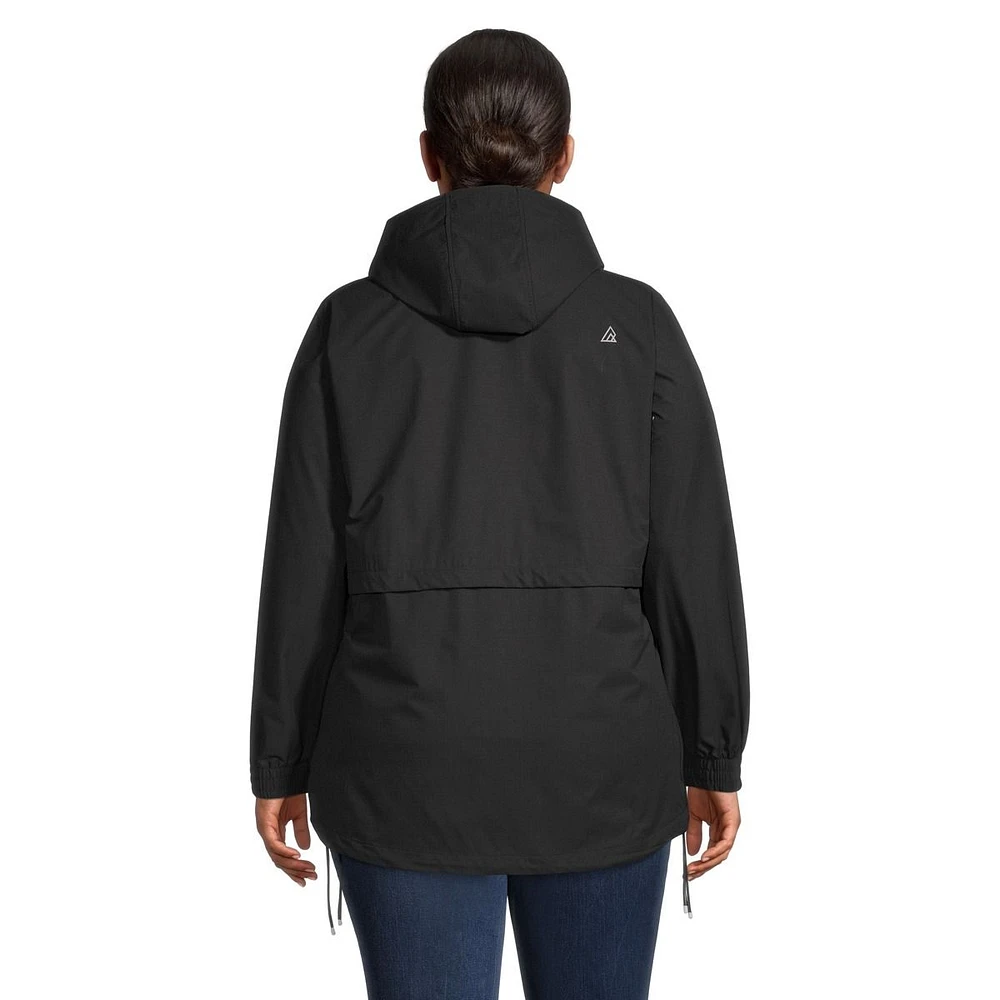 Ripzone Women's Capilano Plus Lightweight Water-Resistant Windbreaker Jacket