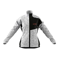 adidas Women's Trail Lightweight Packable Water-Resistant Windbreaker Jacket