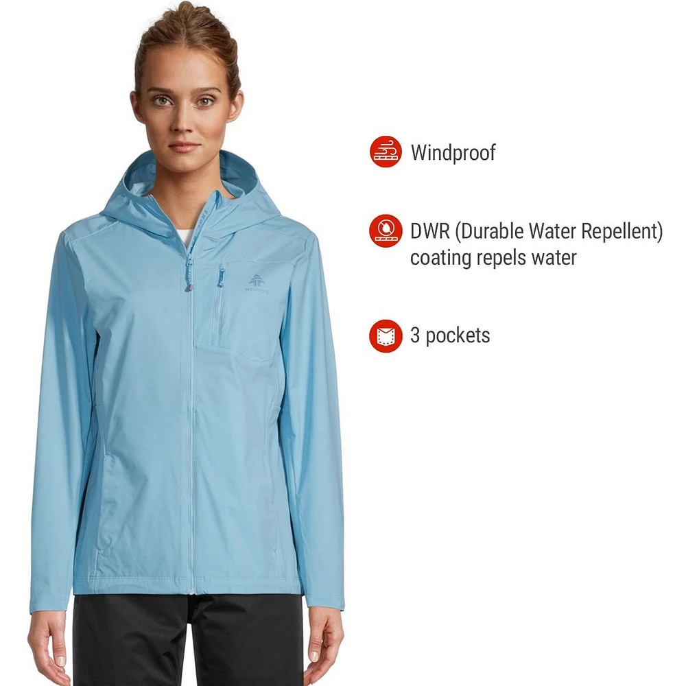 Woods Women's Roche Wind Lightweight Packable Jacket