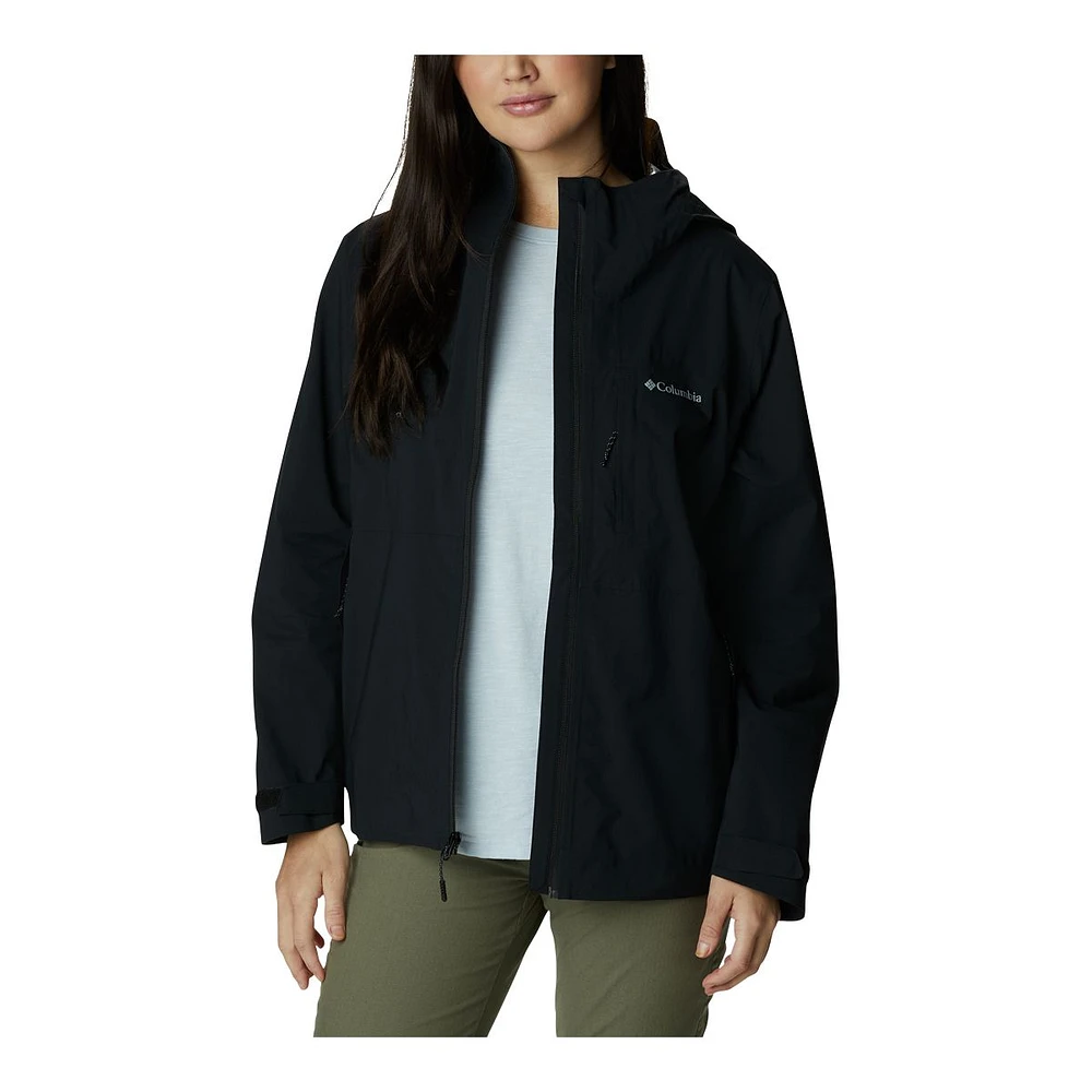 Columbia Women's Ampli-Dry Waterproof Omni-Tech Rain Jacket