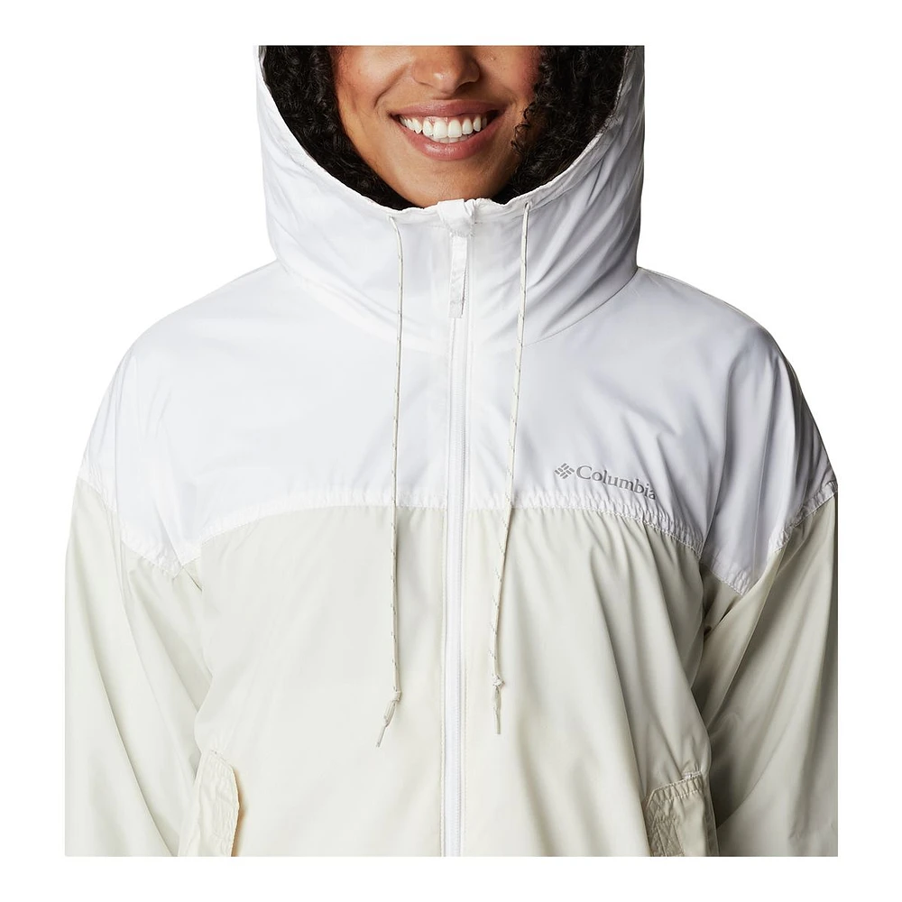 Columbia Women's Flash Challenger™ Lined Water-Resistant Adjustable Windbreaker Jacket