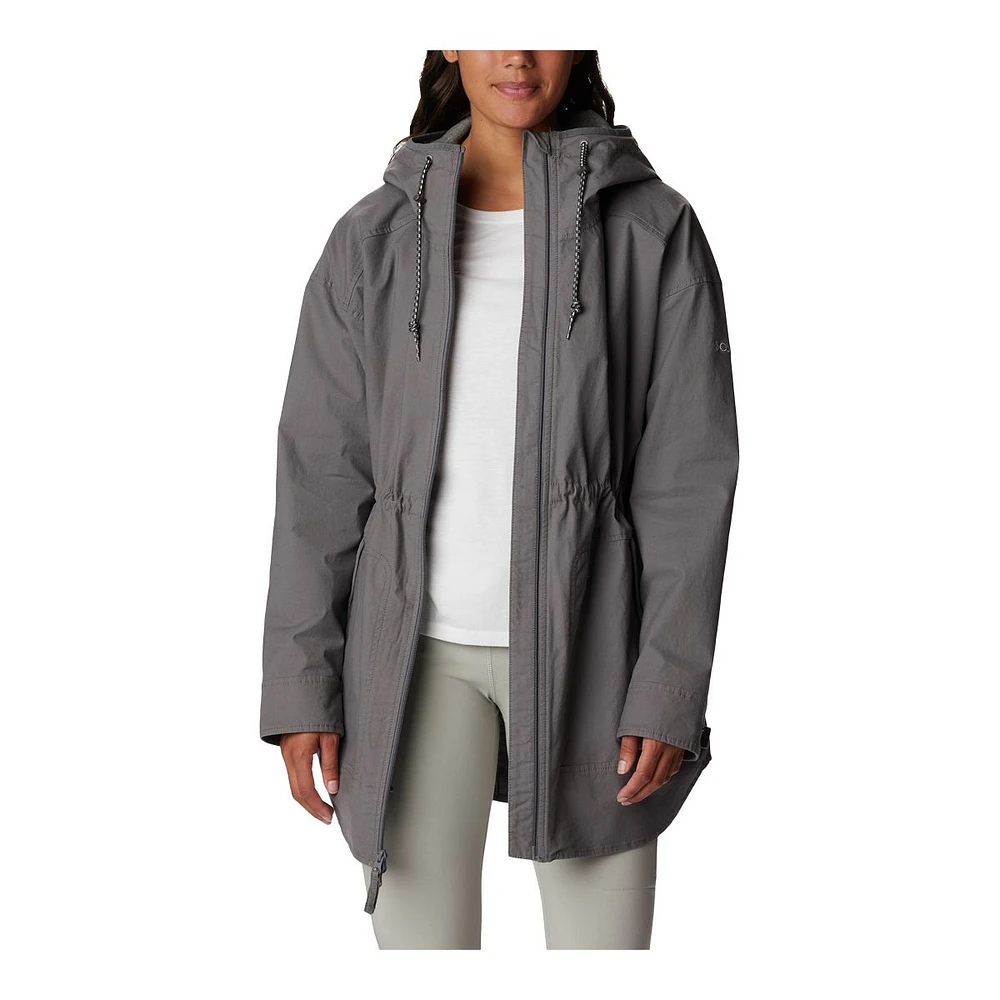 Columbia Women's Sage Lake Lightweight Anorak Lined Long Jacket