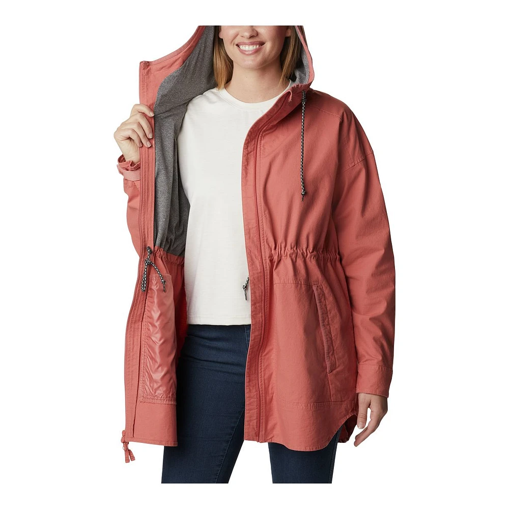 Columbia Women's Sage Lake Lightweight Anorak Lined Long Jacket