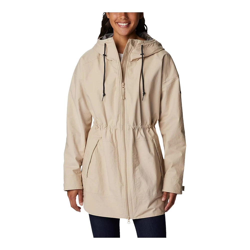 Columbia Women's Plus Sage Lake Lightweight Anorak Lined Long Jacket