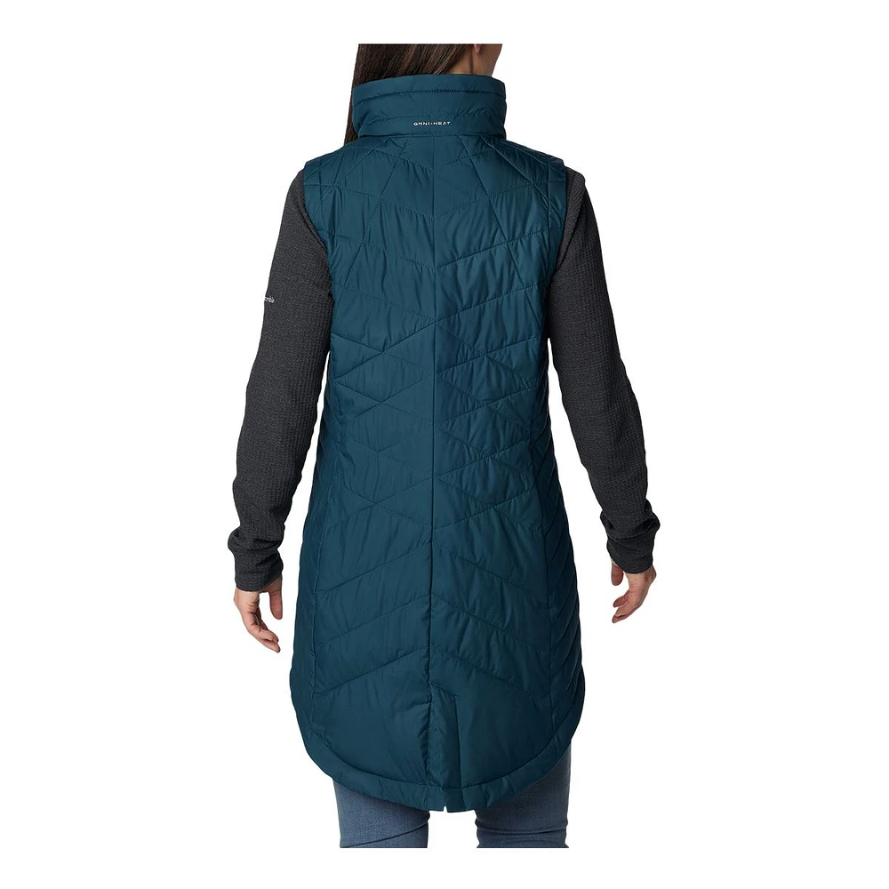 Columbia Women's Heavenly Vest, Insulated, Semi-Fitted, Winter, Long