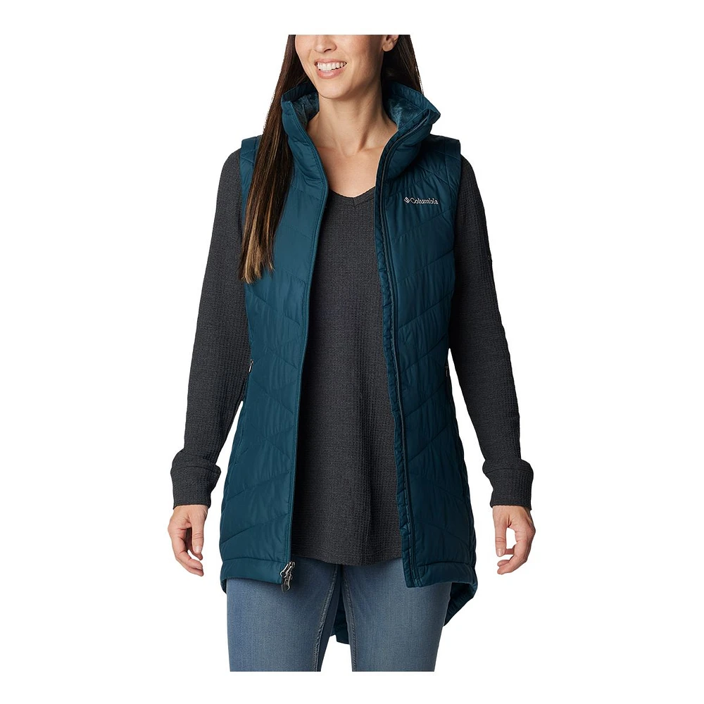 Columbia Women's Heavenly Vest, Insulated, Semi-Fitted, Winter, Long