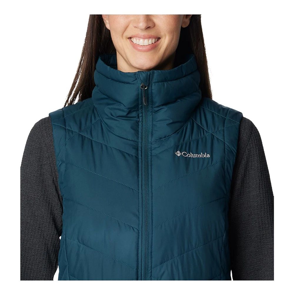 Columbia Women's Heavenly Vest, Insulated, Semi-Fitted, Winter, Long