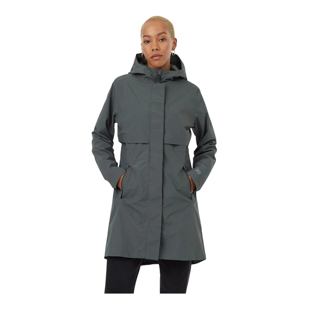 Tentree Women's Nimbus Long Rain Jacket