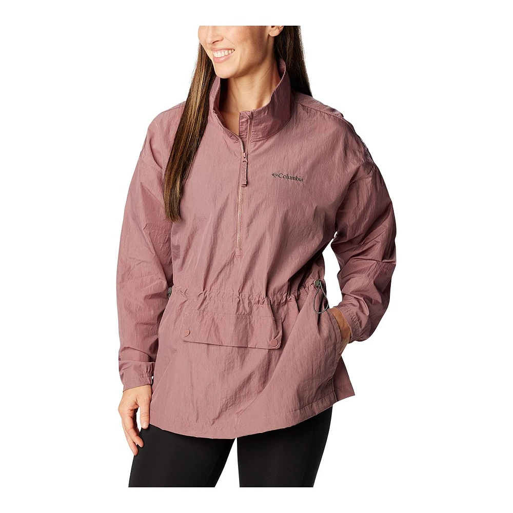 Columbia Women's Paracutie Anorak Lightweight Breathable Windbreaker Jacket